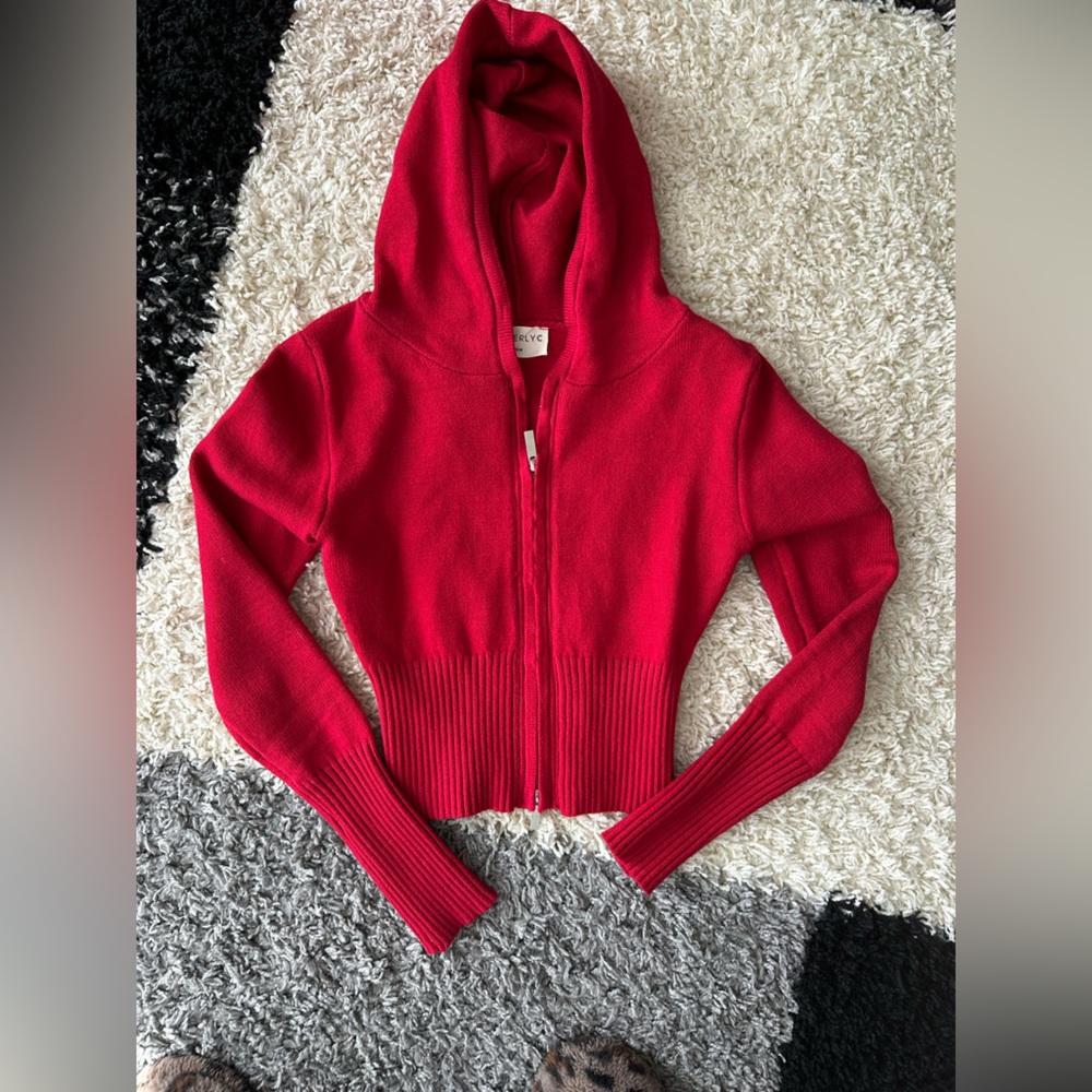 Kimberly C Red Knit Sweater